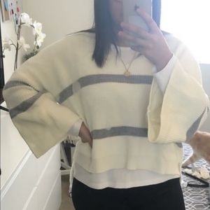 White & Gray sweater